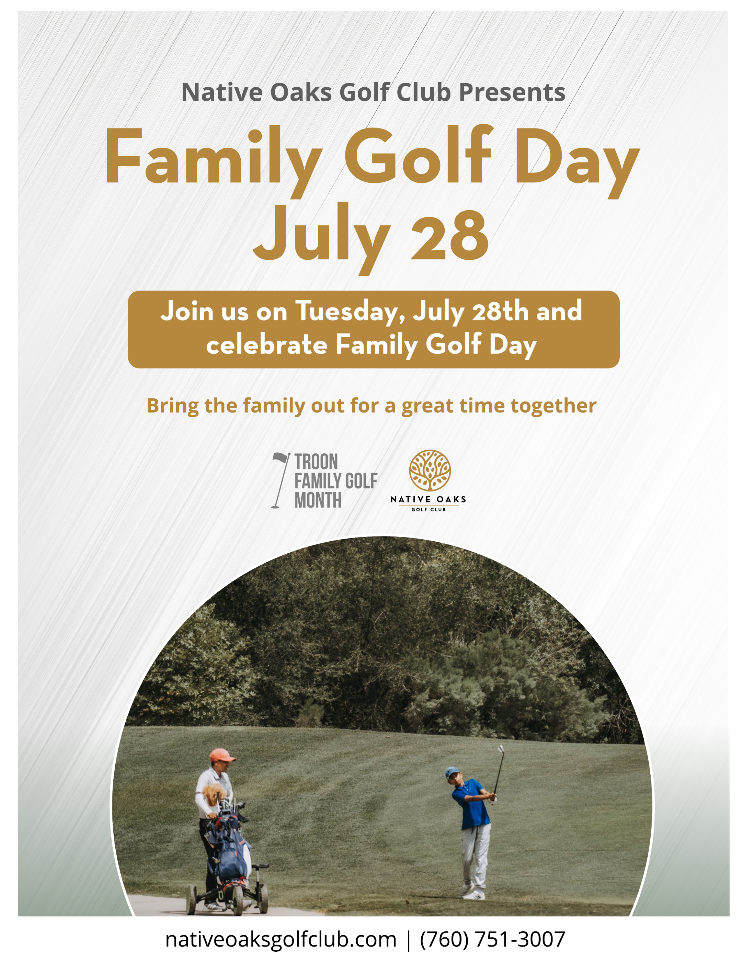 July 28th - Family Golf Day